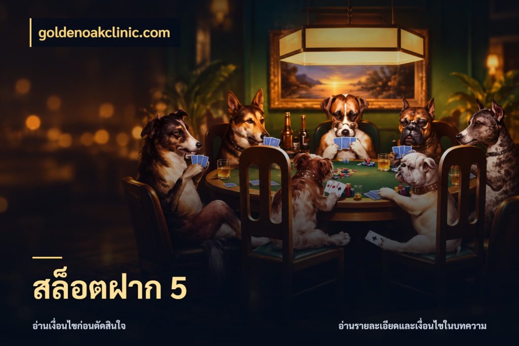 สล็อตฝาก 5 เงินตั้งต้นกับความสนุกที่คุณกำหนด กับ goldenoakclinic.com