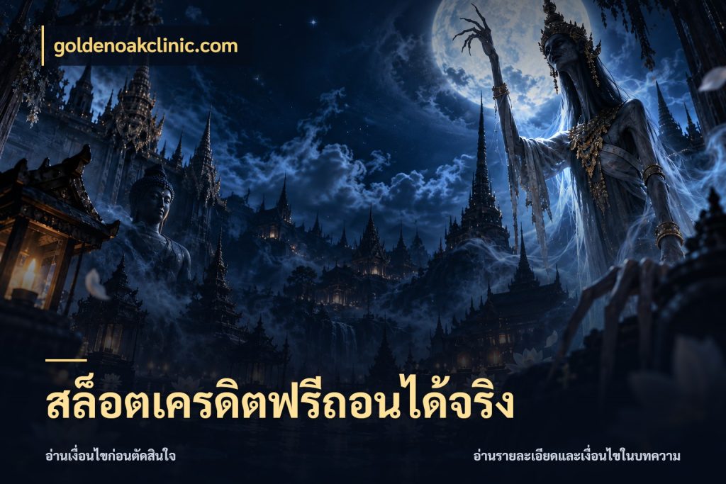 สล็อตเครดิตฟรีถอนได้จริง ชนิดเครดิตกับสิทธิ์ที่คุณอยากรู้ กับ goldenoakclinic.com