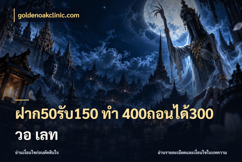 ฝาก50รับ150 ทํา 400ถอนได้300 วอ เลท goldenoakclinic.com รูปแบบโบนัสกับสิทธิ์ของสายเกม