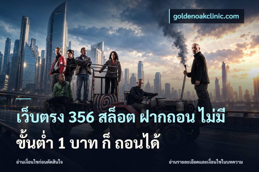เว็บตรง 356 สล็อต ฝากถอน ไม่มี ขั้นต่ำ 1 บาท ก็ ถอนได้