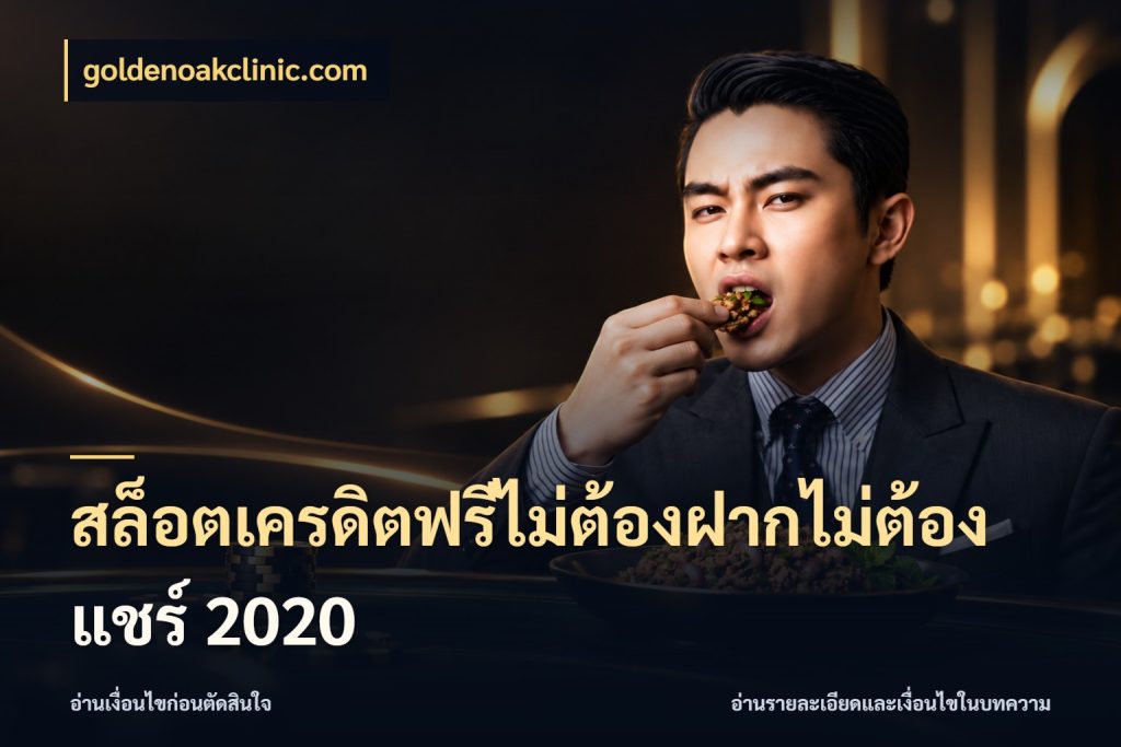 สล็อตเครดิตฟรีไม่ต้องฝากไม่ต้องแชร์ 2020 เครดิตฟรีกับจังหวะลุ้นที่คุณเลือก กับ goldenoakclinic.com