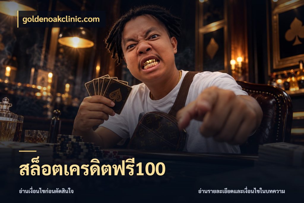 สล็อตเครดิตฟรี100 สิทธิ์ที่สายโบนัสสนใจกับวิธีรับ กับ goldenoakclinic.com