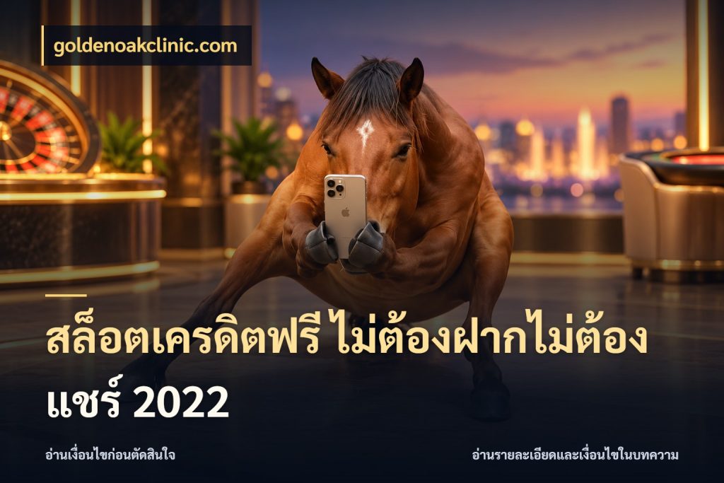 สล็อตเครดิตฟรี ไม่ต้องฝากไม่ต้องแชร์ 2022 สายโบนัสเลือกมุมเครดิตให้ตรงสไตล์ ในมุม goldenoakclinic.com