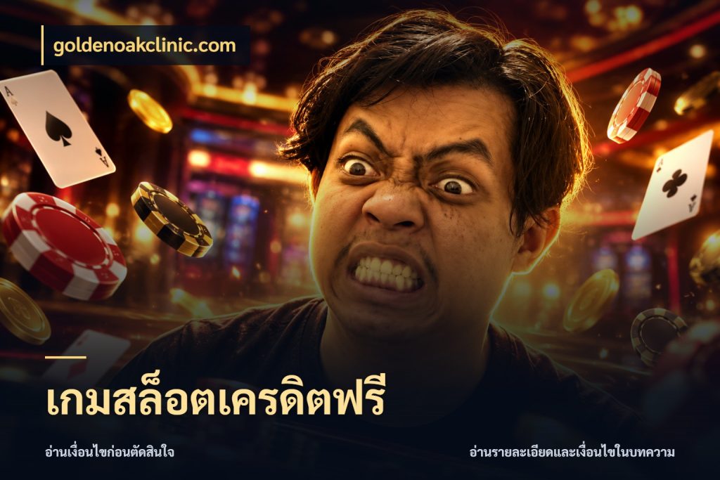เกมสล็อตเครดิตฟรี เลือกสไตล์ความสนุกจากรูปแบบเครดิต กับ goldenoakclinic.com