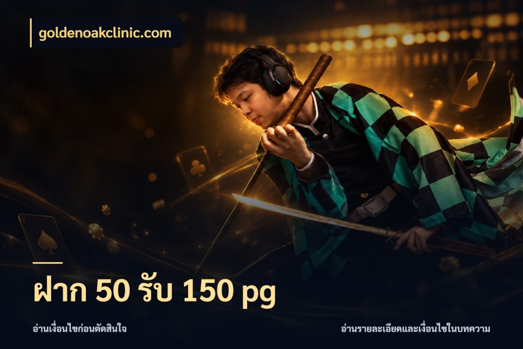ฝาก 50 รับ 150 pg เครดิตกับรูปแบบโปรที่ตรงใจ กับ goldenoakclinic.com