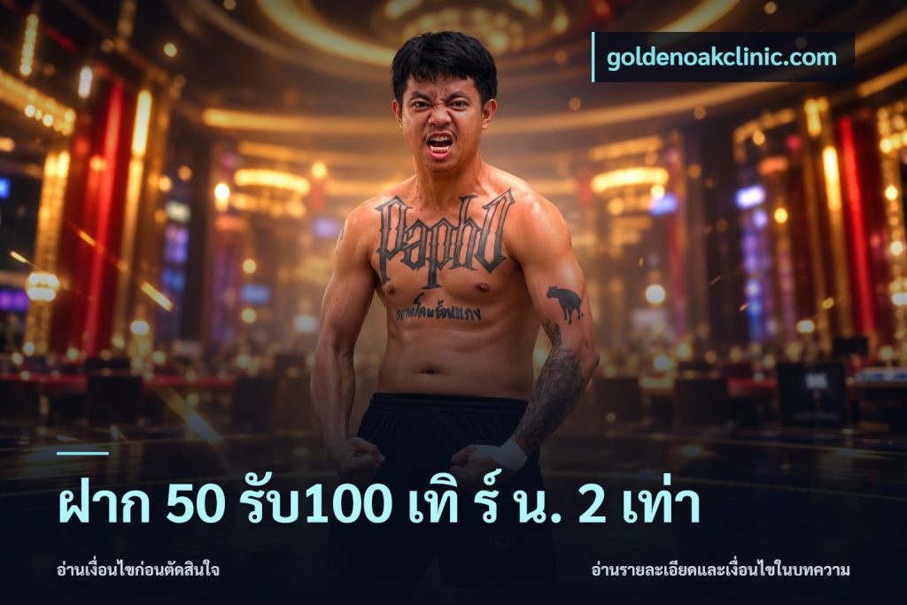 ฝาก 50 รับ100 เทิ ร์ น. 2 เท่า