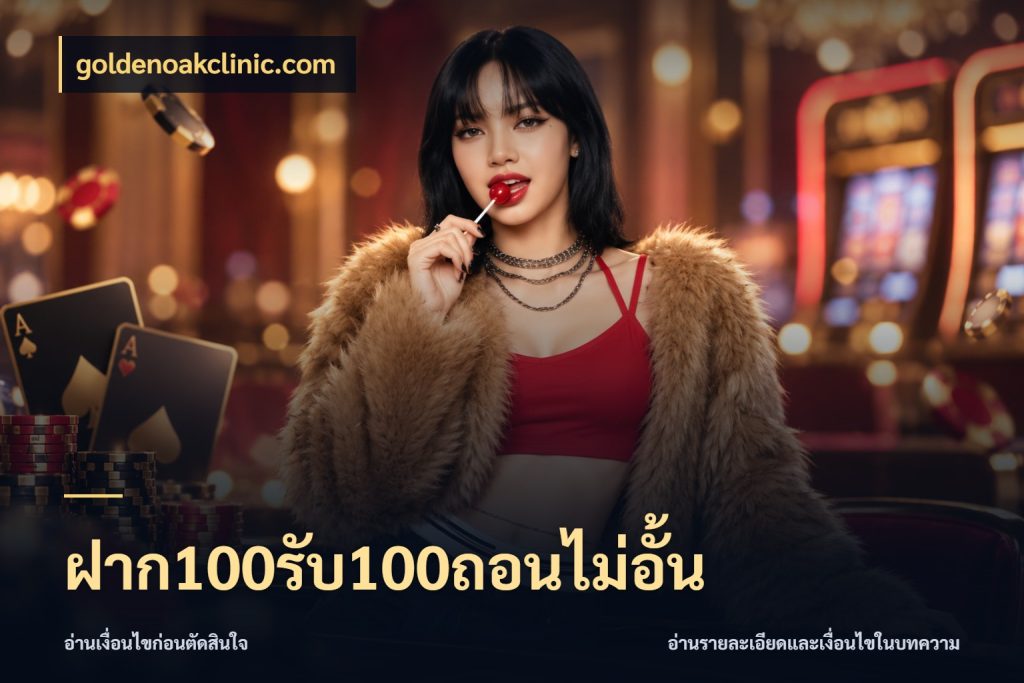 ฝาก100รับ100ถอนไม่อั้น สายโบนัสเลือกจังหวะสนุกได้อย่างไร กับ goldenoakclinic.com