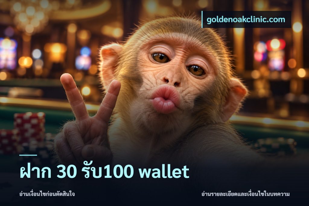 ฝาก 30 รับ100 wallet