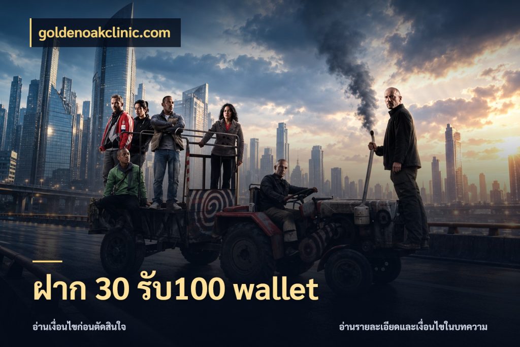 ฝาก 30 รับ100 wallet จับคู่โบนัสกับสไตล์เกมที่ชอบ สไตล์ goldenoakclinic.com