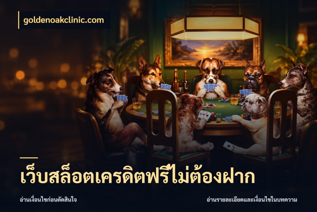 เว็บสล็อตเครดิตฟรีไม่ต้องฝาก รู้จักยอดและขอบเขตของเครดิตฟรี กับ goldenoakclinic.com