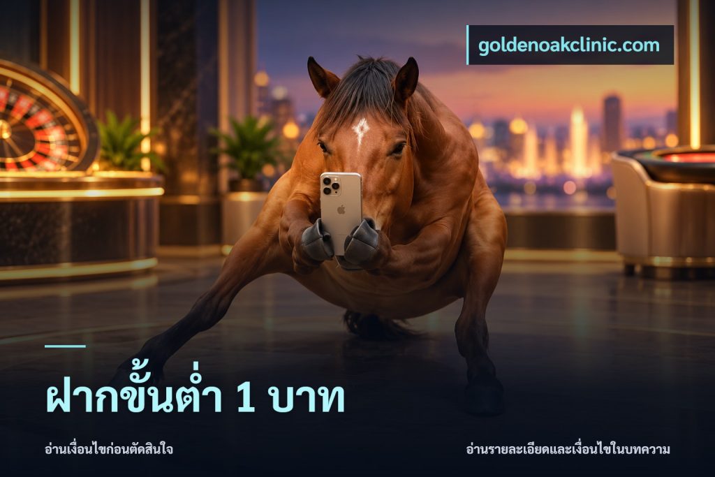 ฝากขั้นต่ำ 1 บาท