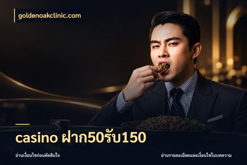 casino ฝาก50รับ150 goldenoakclinic.com จับประเด็นยอดรับก่อนเลือกความสนุก