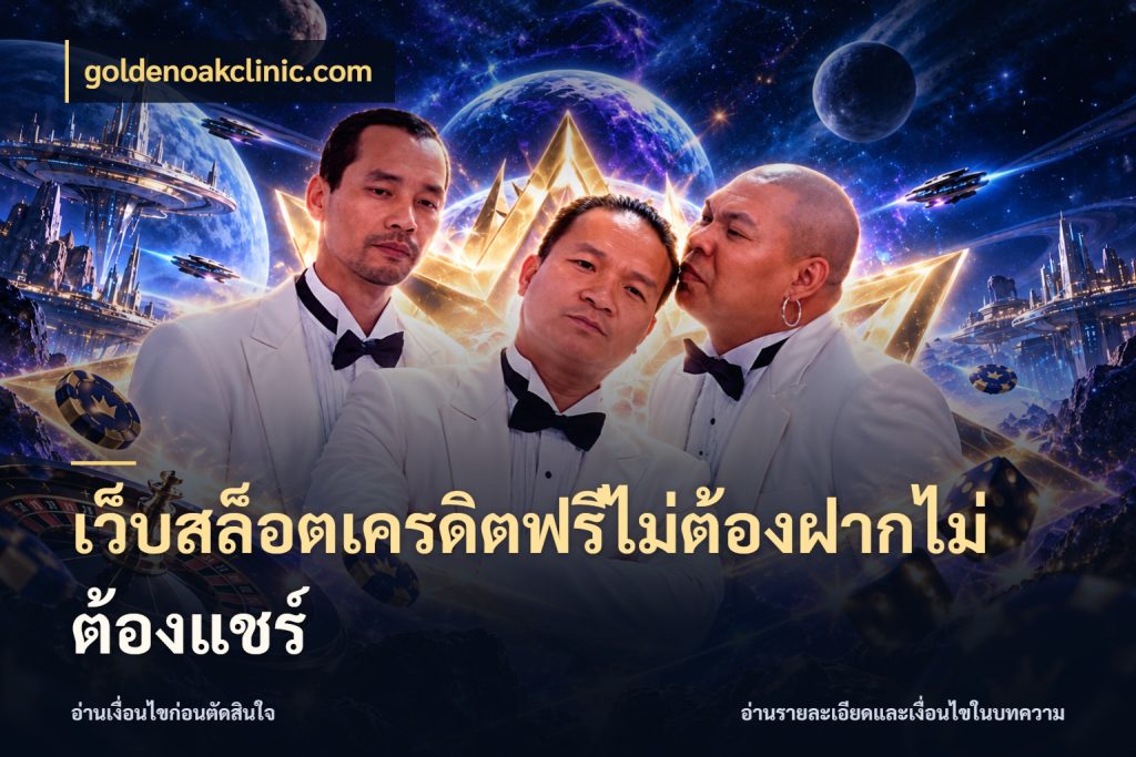 เว็บสล็อตเครดิตฟรีไม่ต้องฝากไม่ต้องแชร์ goldenoakclinic.com รู้จักยอดและขอบเขตของเครดิตฟรี