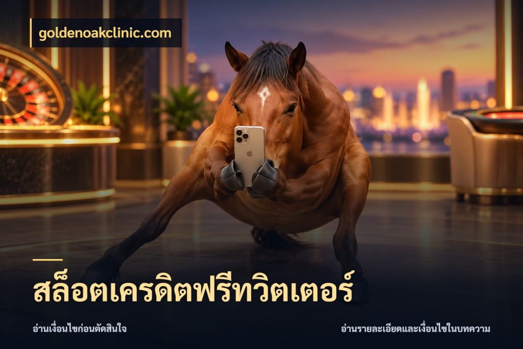 สล็อตเครดิตฟรีทวิตเตอร์ เครดิตแต่ละรูปแบบมีมุมไหนให้ดู กับ goldenoakclinic.com