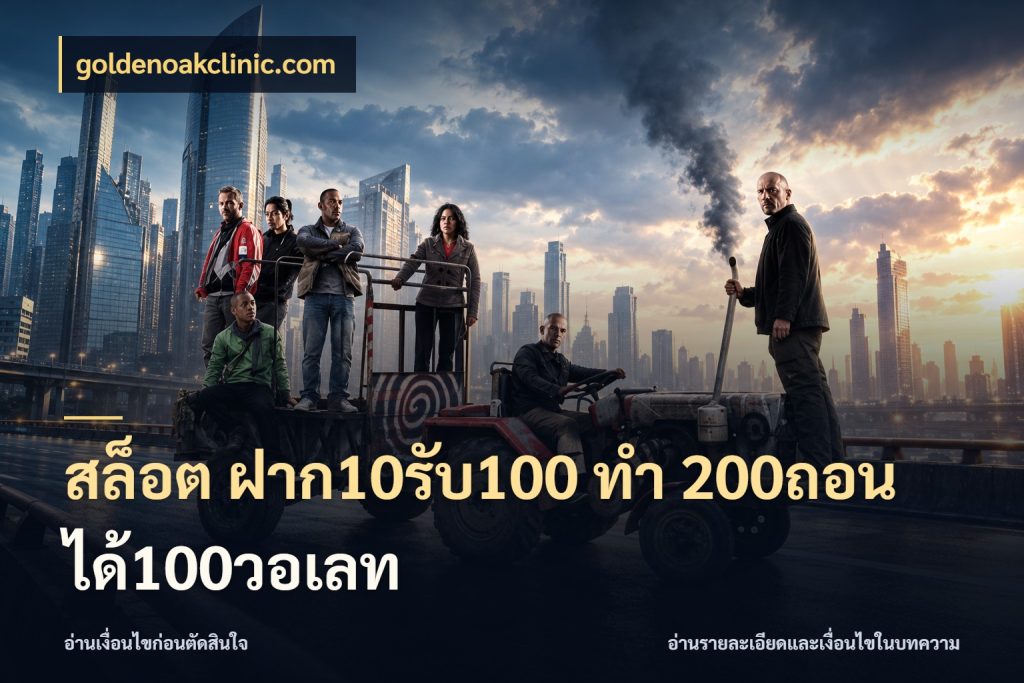 สล็อต ฝาก10รับ100 ทํา 200ถอนได้100วอเลท goldenoakclinic.com เครดิตกับรูปแบบโปรที่ตรงใจ