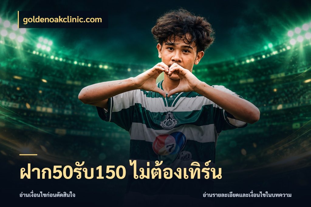 ฝาก50รับ150 ไม่ต้องเทิร์น goldenoakclinic.com จุดเด่นของเครดิตที่คนชอบเกมอยากรู้