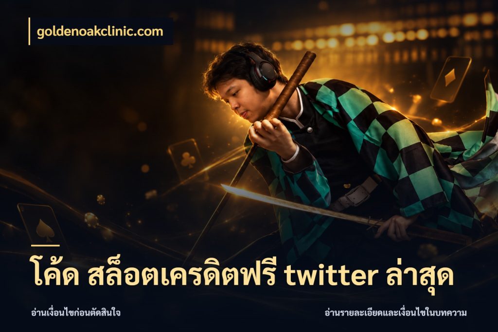 โค้ด สล็อตเครดิตฟรี twitter ล่าสุด จากชื่อเครดิตฟรีสู่ความสนุกที่เข้าใจได้ กับ goldenoakclinic.com
