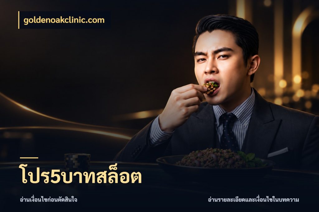 โปร5บาทสล็อต ยอดเริ่มต้นน่าจับตากับสิทธิ์ที่เกี่ยวข้อง สไตล์ goldenoakclinic.com