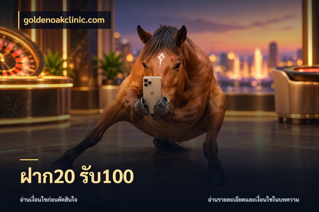 ฝาก20 รับ100 goldenoakclinic.com ยอดฝากและยอดรับในมุมของคนชอบลุ้น
