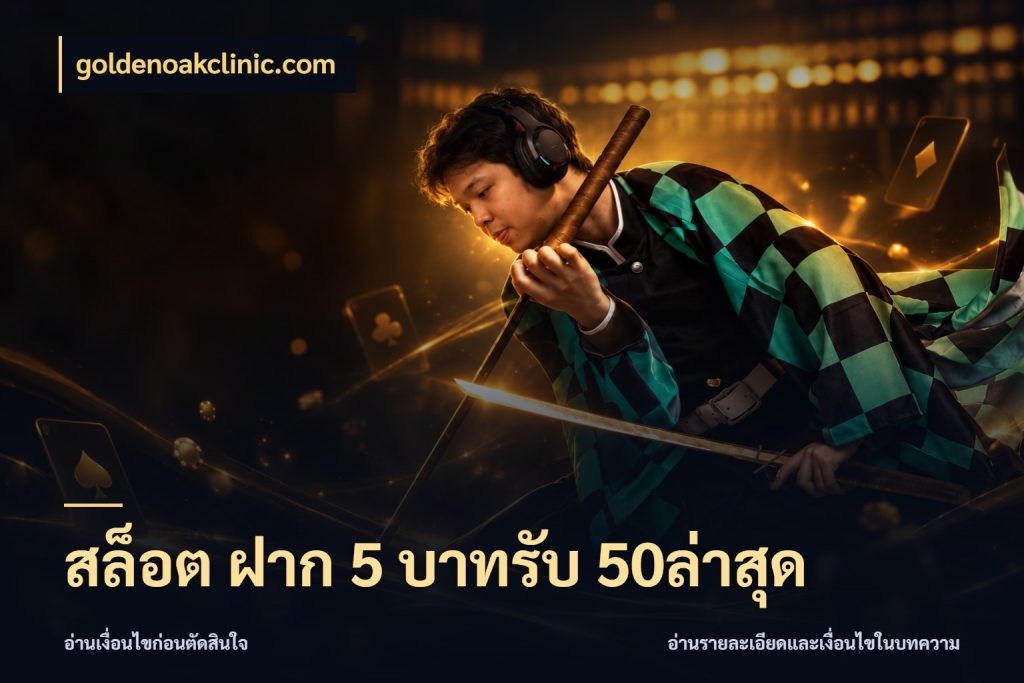 สล็อต ฝาก 5 บาทรับ 50ล่าสุด ยอดฝากและยอดรับในมุมของคนชอบลุ้น ในมุม goldenoakclinic.com
