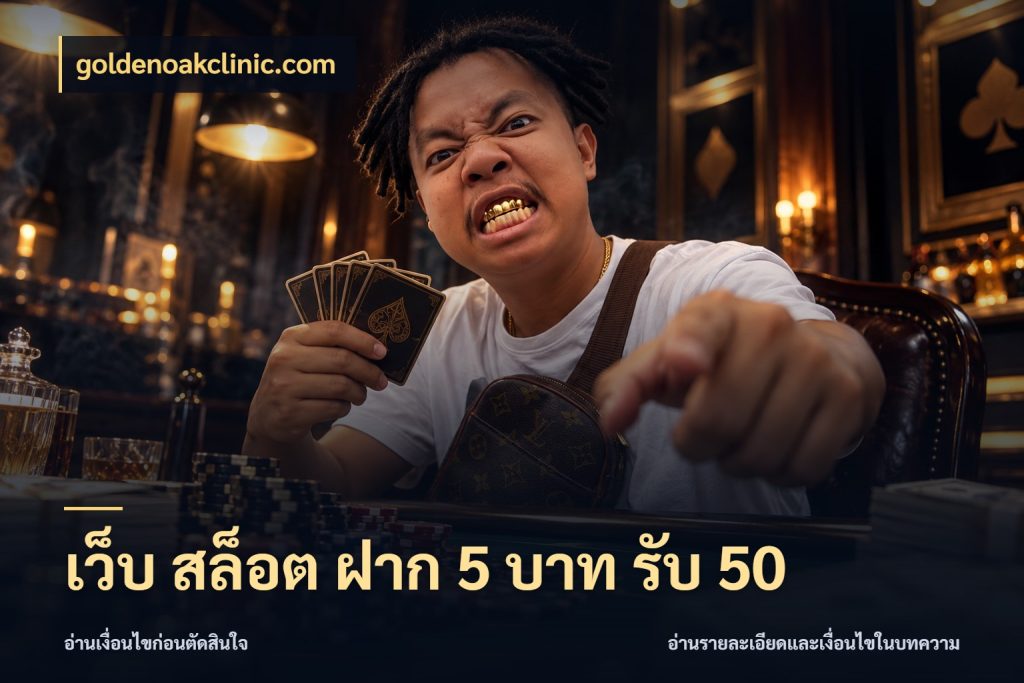 เว็บ สล็อต ฝาก 5 บาท รับ 50 เปิดมุมโปรให้เข้ากับเกมแนวโปรด สไตล์ goldenoakclinic.com