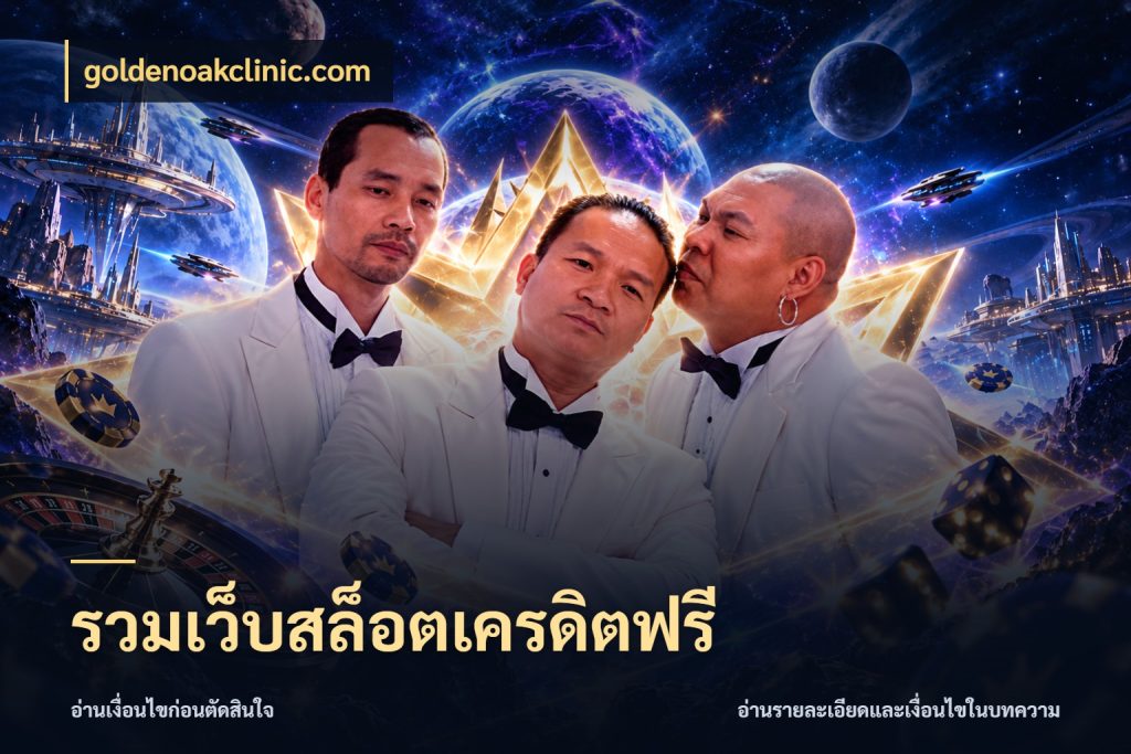 รวมเว็บสล็อตเครดิตฟรี เครดิตฟรีกับจังหวะลุ้นที่คุณเลือก ในมุม goldenoakclinic.com