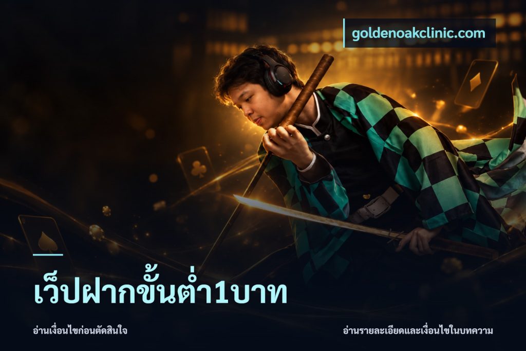 เว็ปฝากขั้นต่ำ1บาท