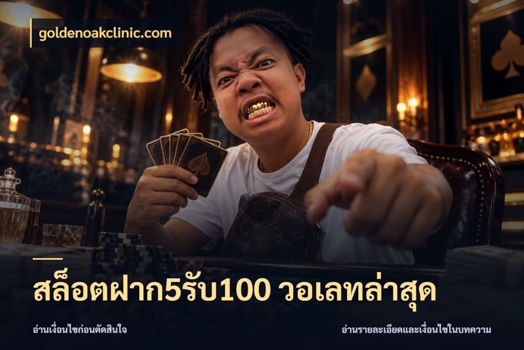 สล็อตฝาก5รับ100 วอเลทล่าสุด goldenoakclinic.com สีสันของโปรฝากและยอดรับ