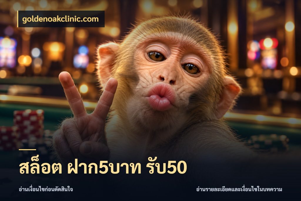 สล็อต ฝาก5บาท รับ50 goldenoakclinic.com โปรยอดรับที่สายเกมสนใจ