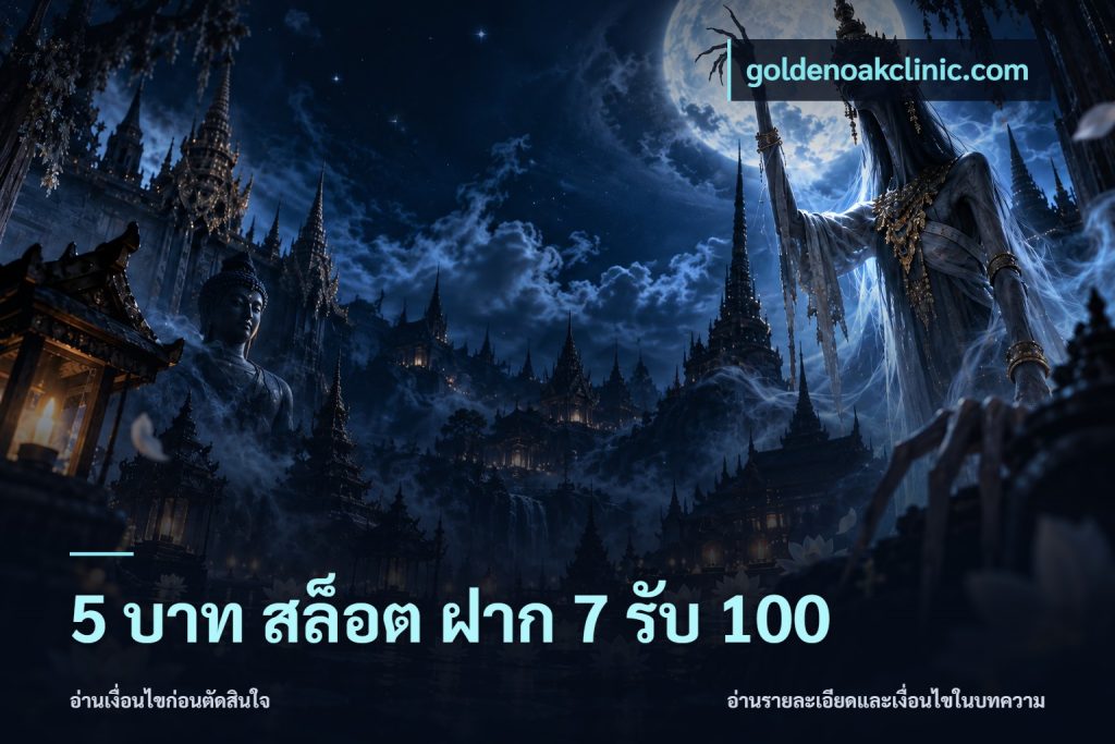 5 บาท สล็อต ฝาก 7 รับ 100
