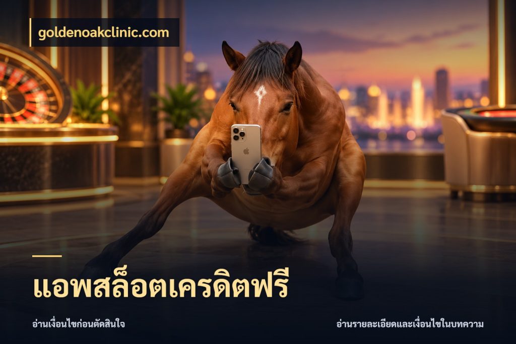 แอพสล็อตเครดิตฟรี เครดิตฟรีกับจังหวะลุ้นที่คุณเลือก กับ goldenoakclinic.com