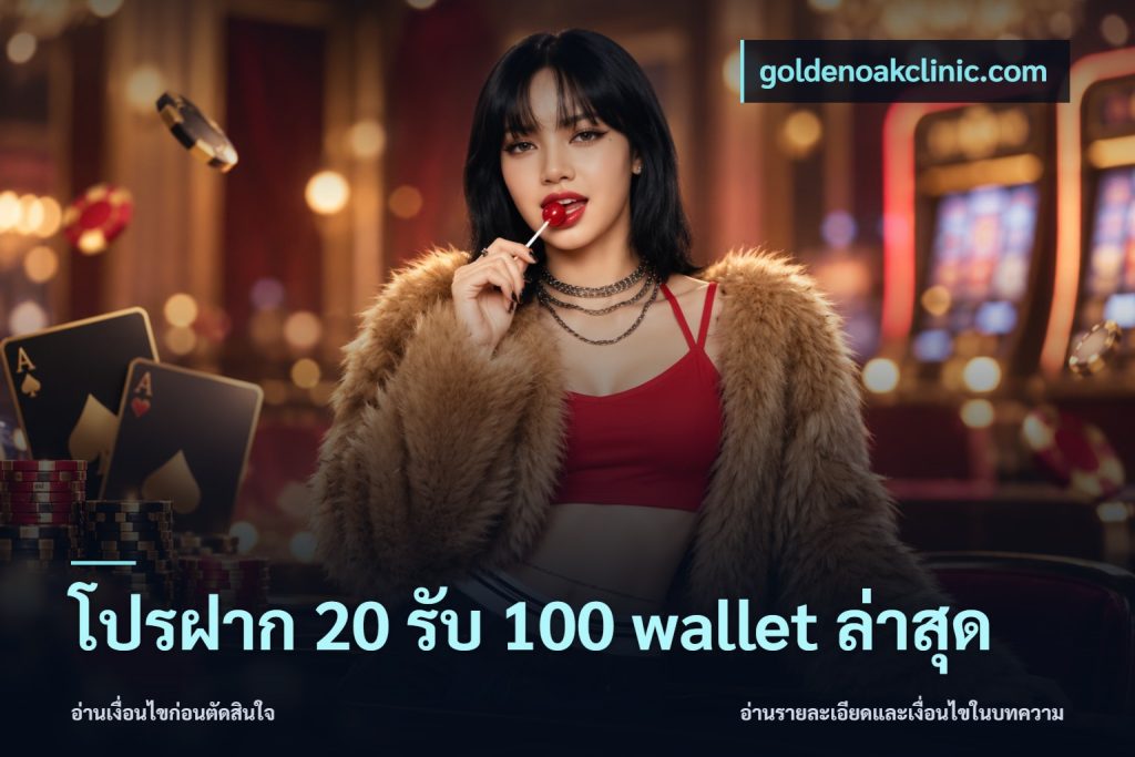 โปรฝาก 20 รับ 100 wallet ล่าสุด