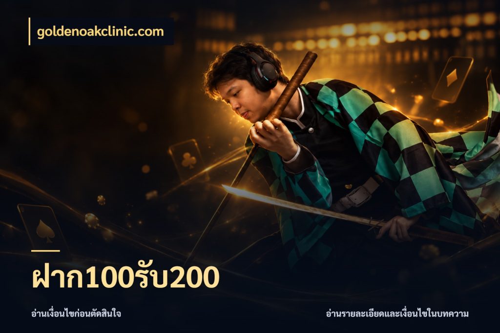 ฝาก100รับ200 goldenoakclinic.com สายโบนัสเลือกจังหวะสนุกได้อย่างไร