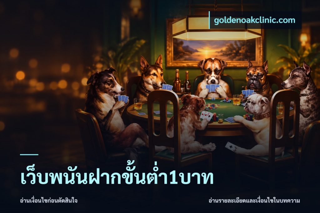 เว็บพนันฝากขั้นต่ำ1บาท