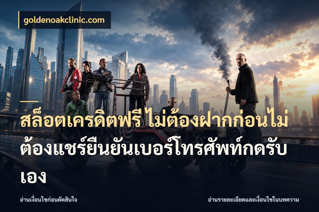 สล็อตเครดิตฟรี ไม่ต้องฝากก่อนไม่ต้องแชร์ยืนยันเบอร์โทรศัพท์กดรับเอง goldenoakclinic.com สายโบนัสเลือกมุมเครดิตให้ตรงสไตล์