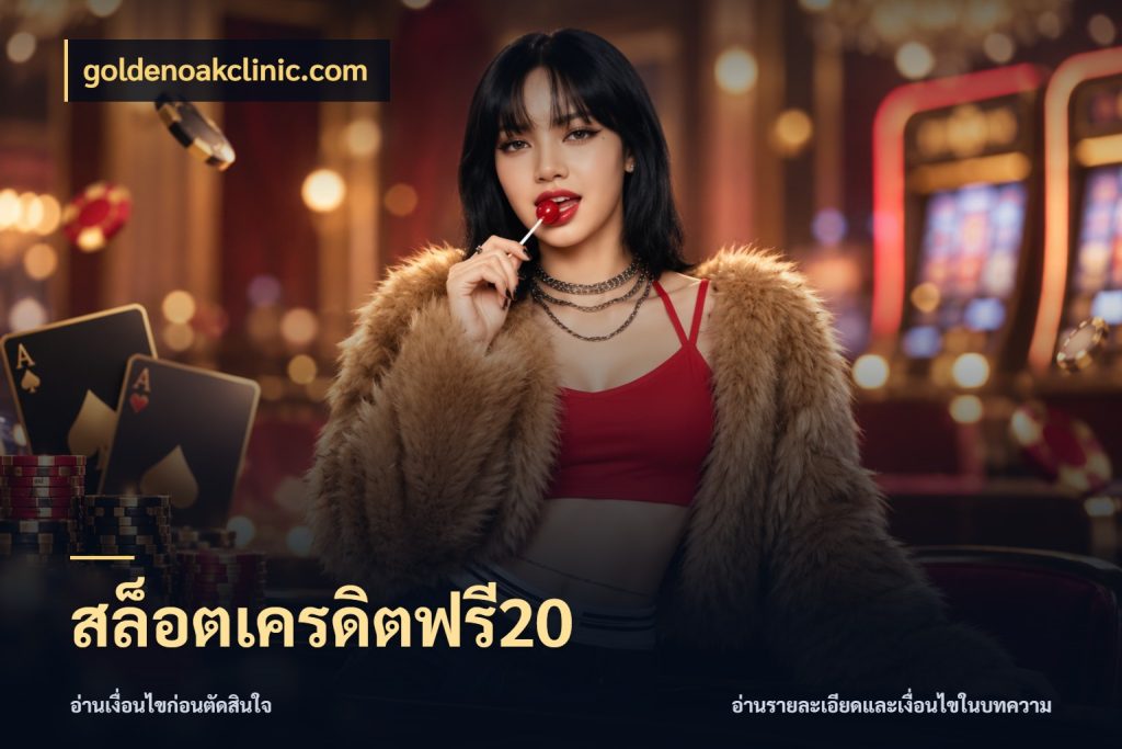 สล็อตเครดิตฟรี20 goldenoakclinic.com สายโบนัสเลือกมุมเครดิตให้ตรงสไตล์