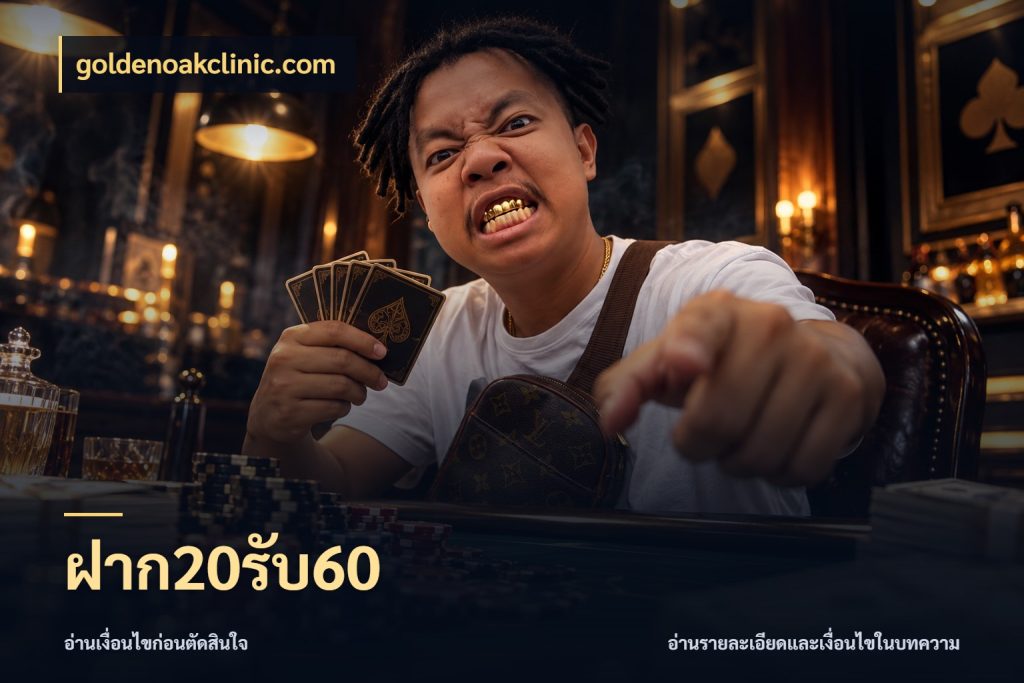 ฝาก20รับ60 สายโบนัสเลือกจังหวะสนุกได้อย่างไร ในมุม goldenoakclinic.com