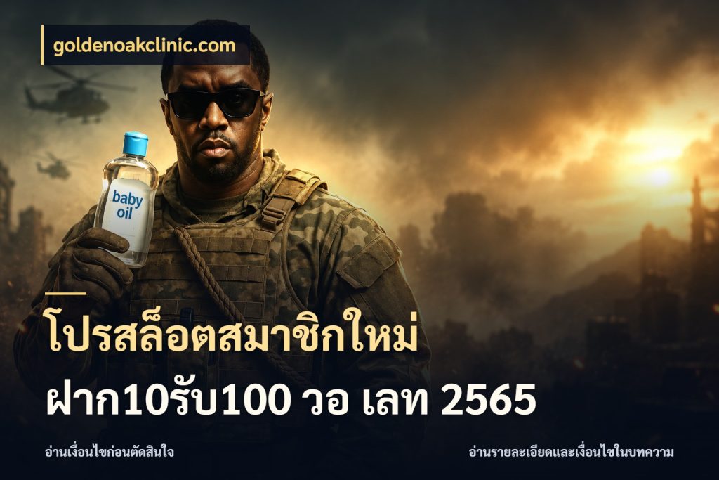 โปรสล็อตสมาชิกใหม่ ฝาก10รับ100 วอ เลท 2565 สีสันของโปรฝากและยอดรับ ในมุม goldenoakclinic.com