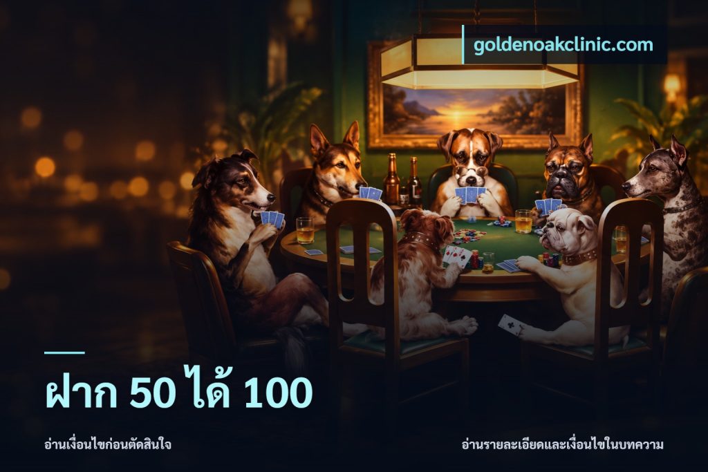 ฝาก 50 ได้ 100