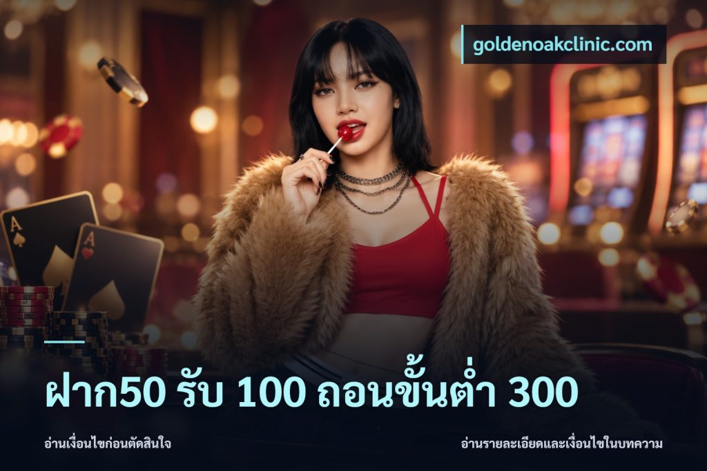 ฝาก50 รับ 100 ถอนขั้นต่ํา 300