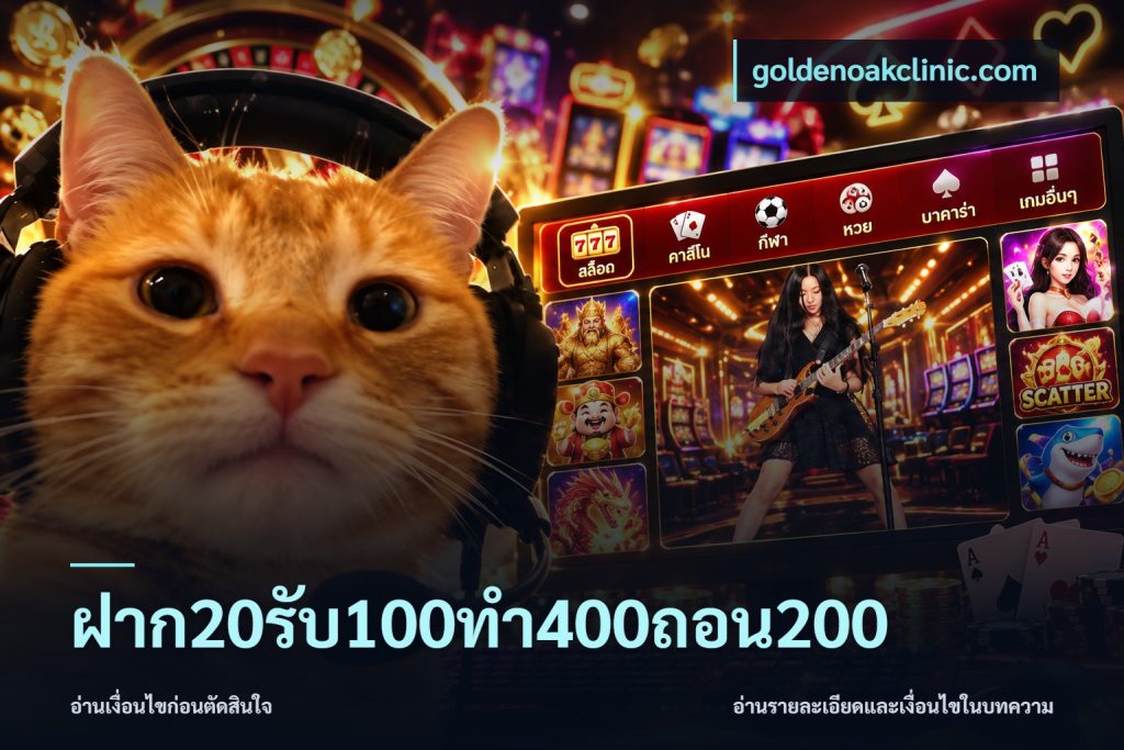 ฝาก20รับ100ทํา400ถอน200