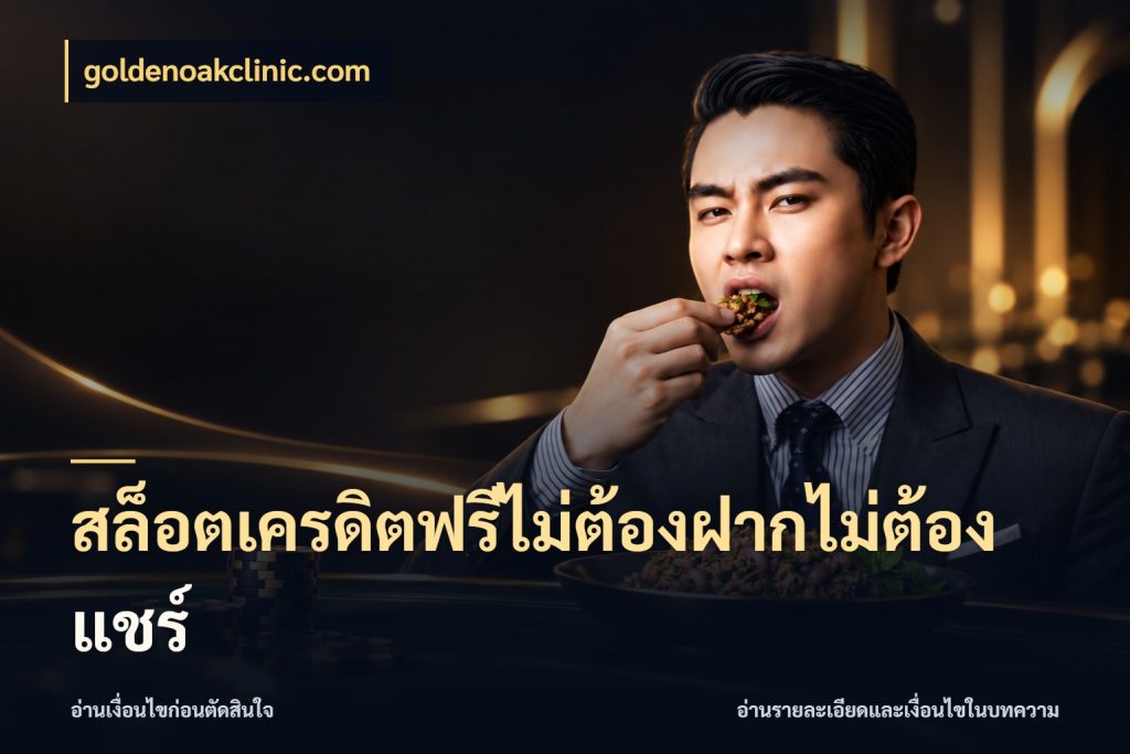 สล็อตเครดิตฟรีไม่ต้องฝากไม่ต้องแชร์ รู้จักยอดและขอบเขตของเครดิตฟรี สไตล์ goldenoakclinic.com
