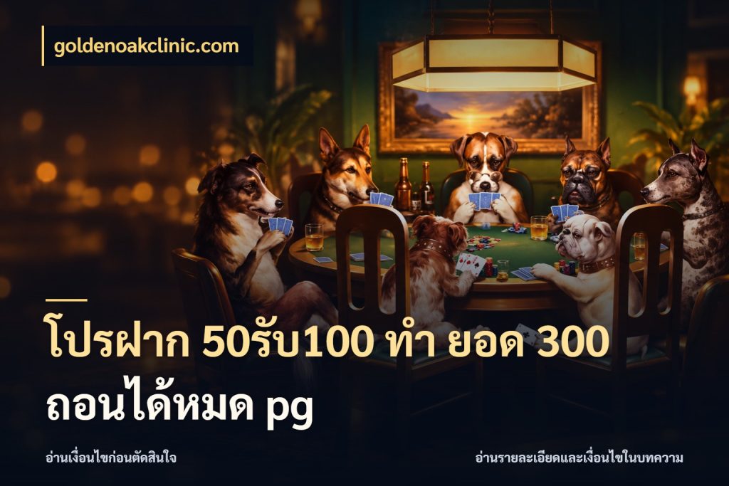 โปรฝาก 50รับ100 ทํา ยอด 300 ถอนได้หมด pg เครดิตกับรูปแบบโปรที่ตรงใจ สไตล์ goldenoakclinic.com