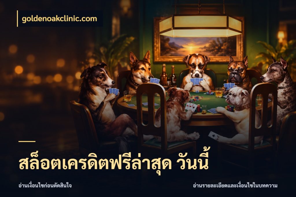 สล็อตเครดิตฟรีล่าสุด วันนี้ เครดิตฟรีในมุมที่สายโบนัสสนใจ สไตล์ goldenoakclinic.com