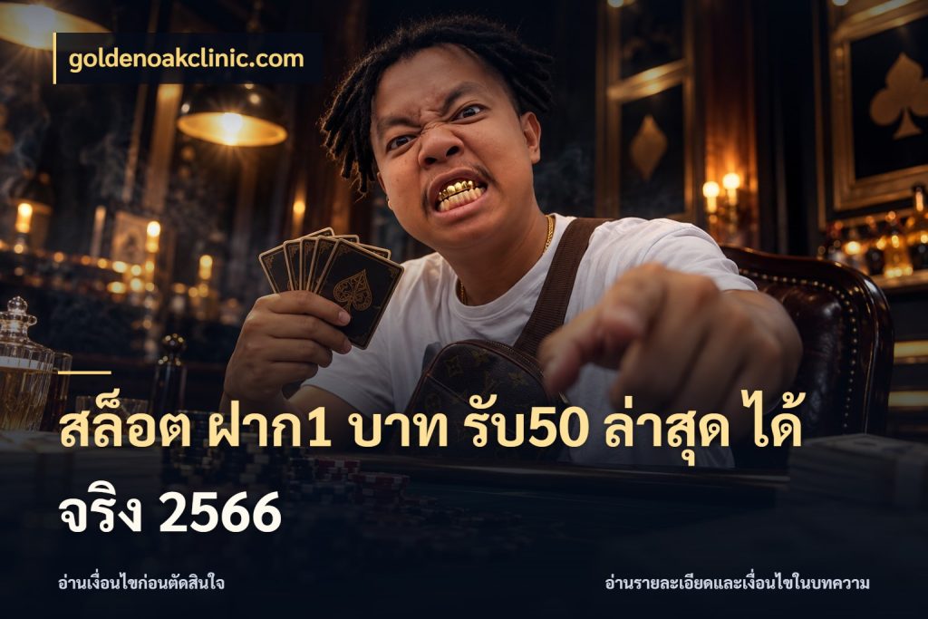 สล็อต ฝาก1 บาท รับ50 ล่าสุด ได้ จริง 2566 รูปแบบโบนัสกับสิทธิ์ของสายเกม กับ goldenoakclinic.com