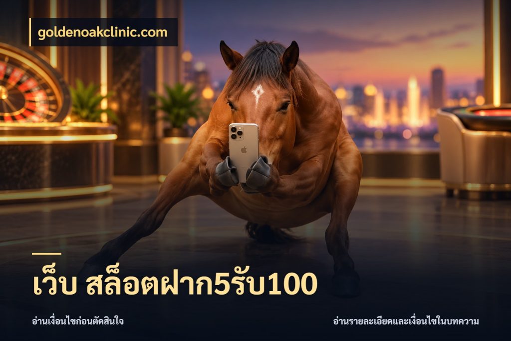 เว็บ สล็อตฝาก5รับ100 โปรกับเกมที่ชอบเลือกให้ตรงสไตล์ กับ goldenoakclinic.com