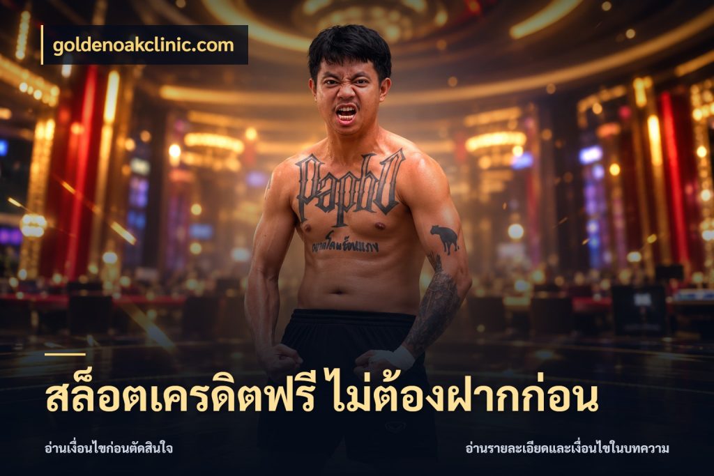 สล็อตเครดิตฟรี ไม่ต้องฝากก่อน เครดิตฟรีในมุมที่สายโบนัสสนใจ ในมุม goldenoakclinic.com
