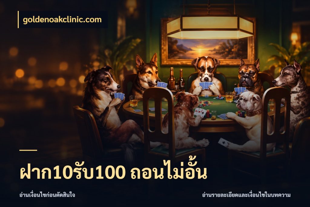 ฝาก10รับ100 ถอนไม่อั้น goldenoakclinic.com สายโบนัสเลือกจังหวะสนุกได้อย่างไร