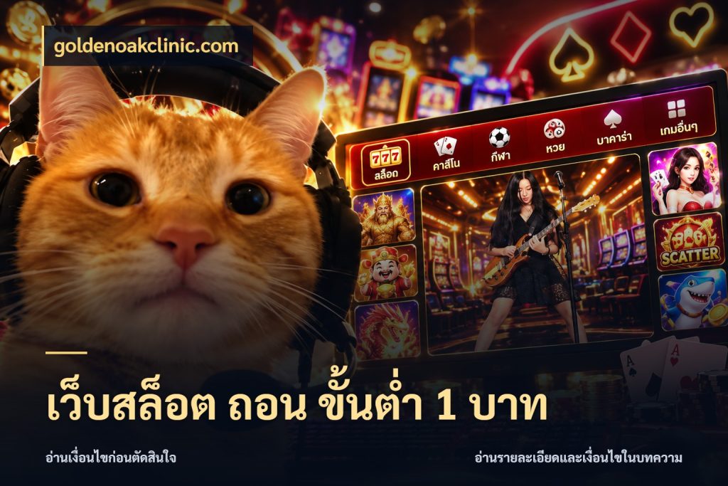 เว็บสล็อต ถอน ขั้นต่ำ 1 บาท จำนวนเริ่มต้นกับสไตล์เกมที่ชอบ สไตล์ goldenoakclinic.com
