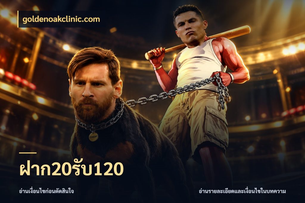 ฝาก20รับ120 จุดเด่นของเครดิตที่คนชอบเกมอยากรู้ ในมุม goldenoakclinic.com